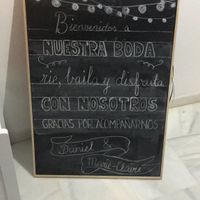 Boceto Pizarra de bienvenida - 1