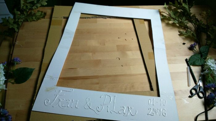 Mi marco diy para el photocall - 3