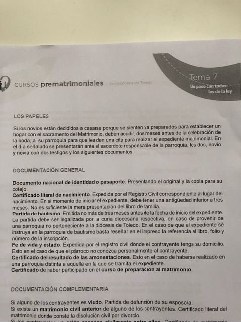 Papeleo necesario - 1