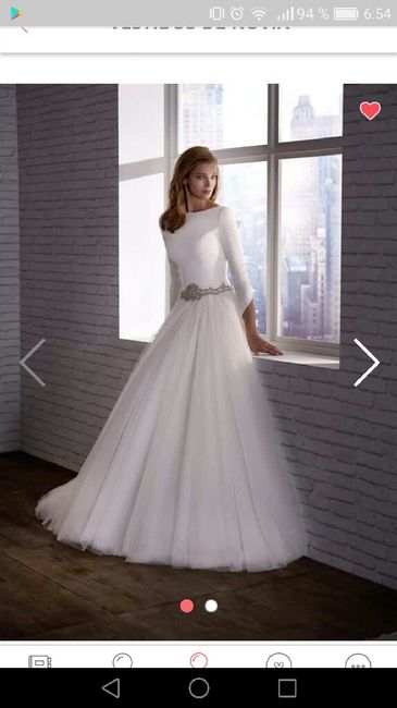 ¿El escote de tu vestido será romántico? - 1