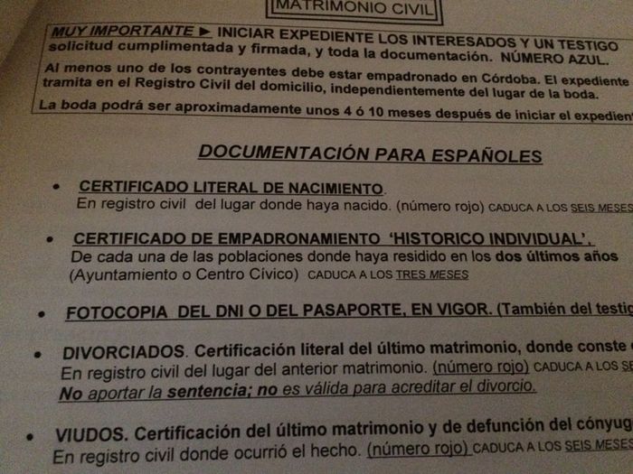 Boda civil - 1