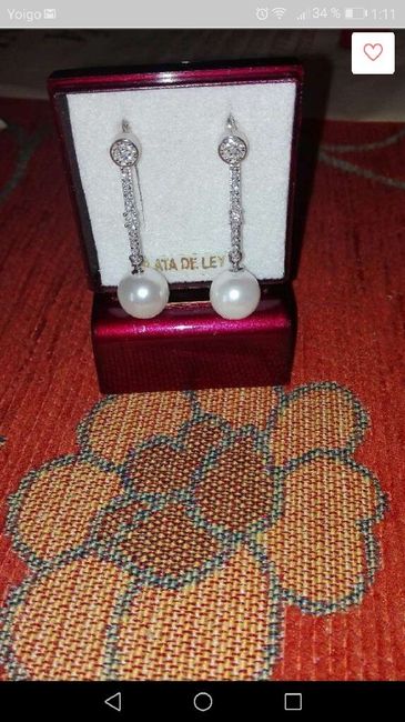 Mi vestido de novia, los zapatos y los pendientes - 6