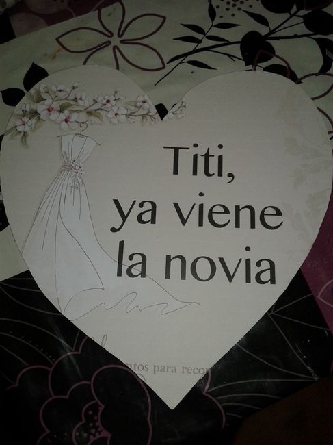 cartel para mi entrada