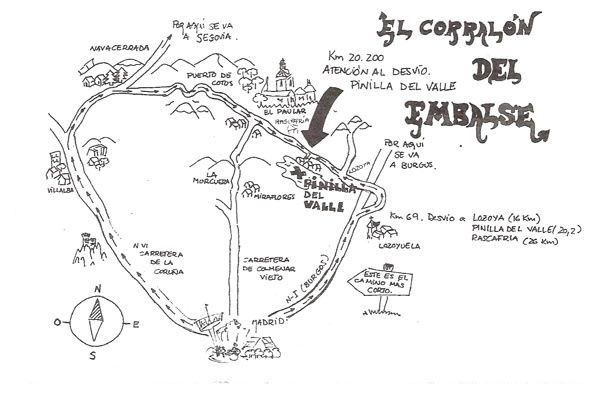 Plano corralon del embalse