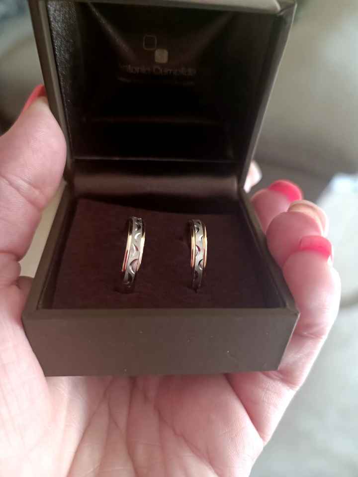 Por fin llegaron nuestros anillos 😊❤️ - 1