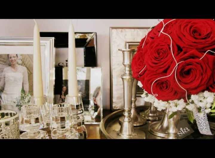 Mi impresionante ramo de novia
