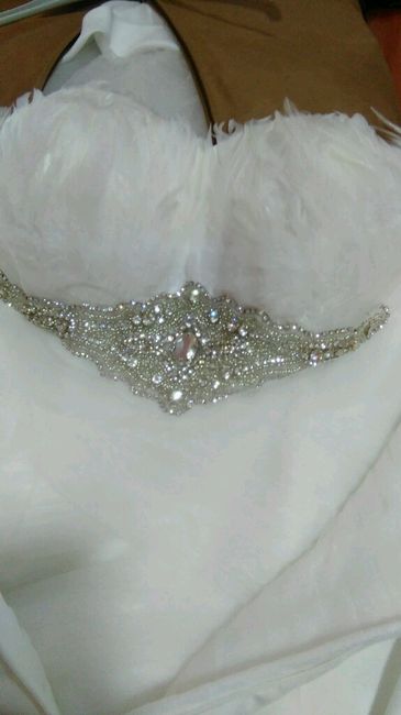 Enamorada de mi adorno para el vestido - 3