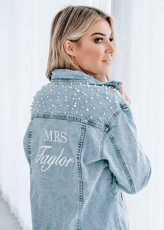 Chaqueta vaquera bordada - 1