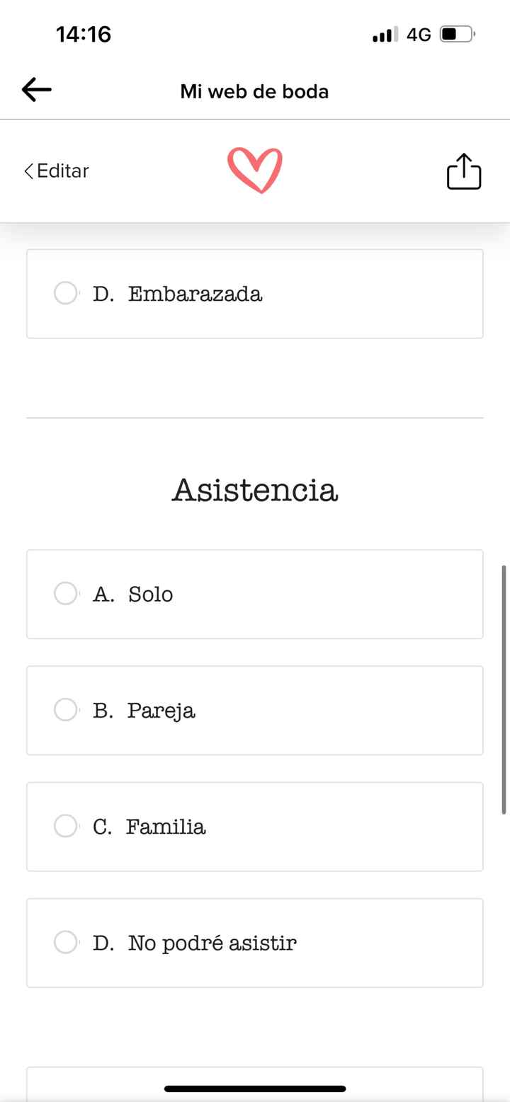 Responder solo una pregunta de la encuesta - 2