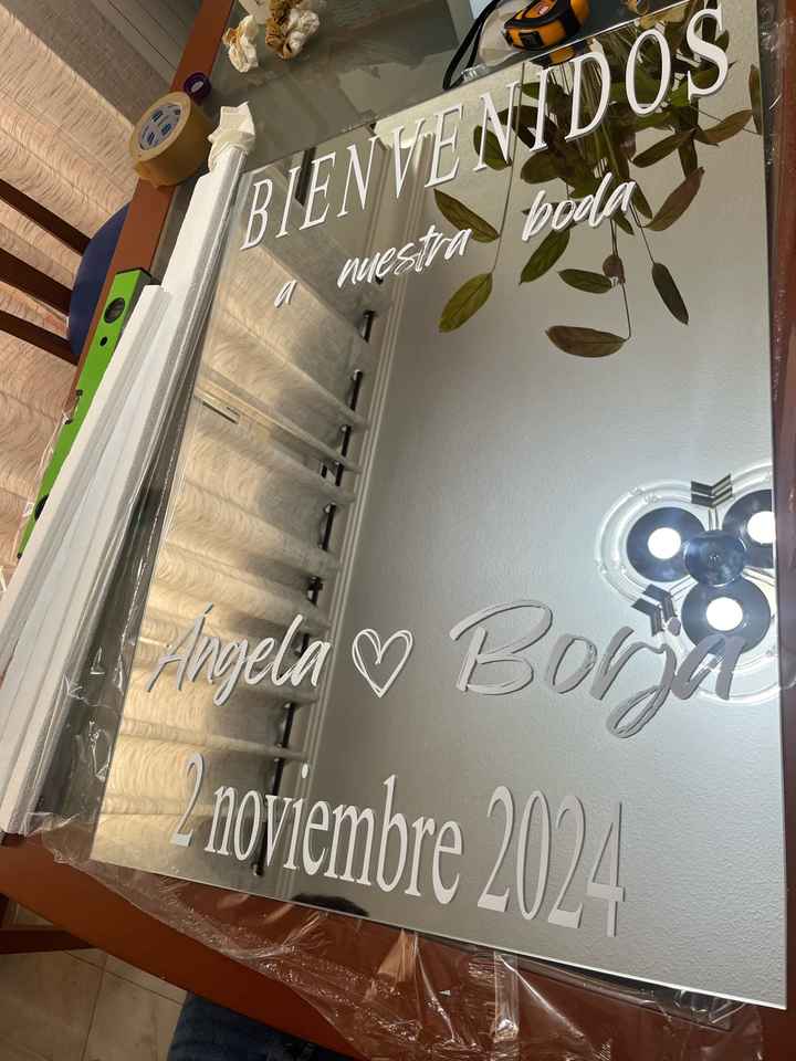 Nuestro cartel de bienvenida. - 1