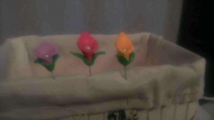 ¿sabeis como se hacen  alfileres de fimo? - 1