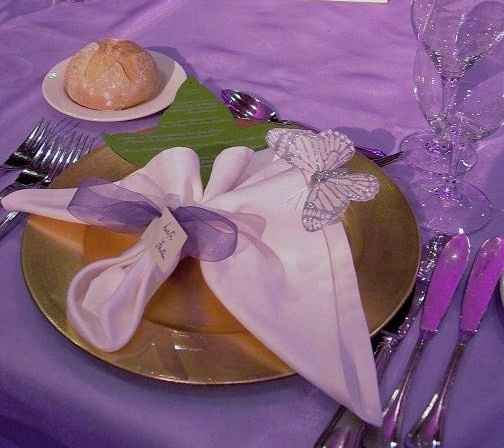 Mariposas en el plato