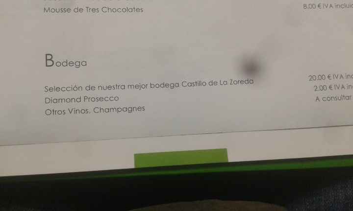 ¿Cuál es el precio de tu menú de boda? - 3