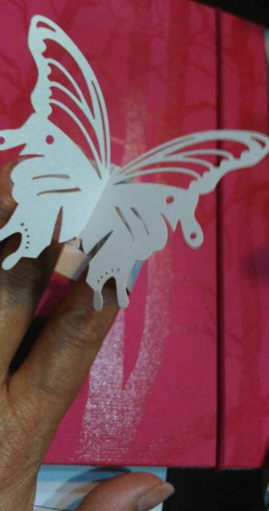 Ya tengo mis servilleteros de mariposasss - 1
