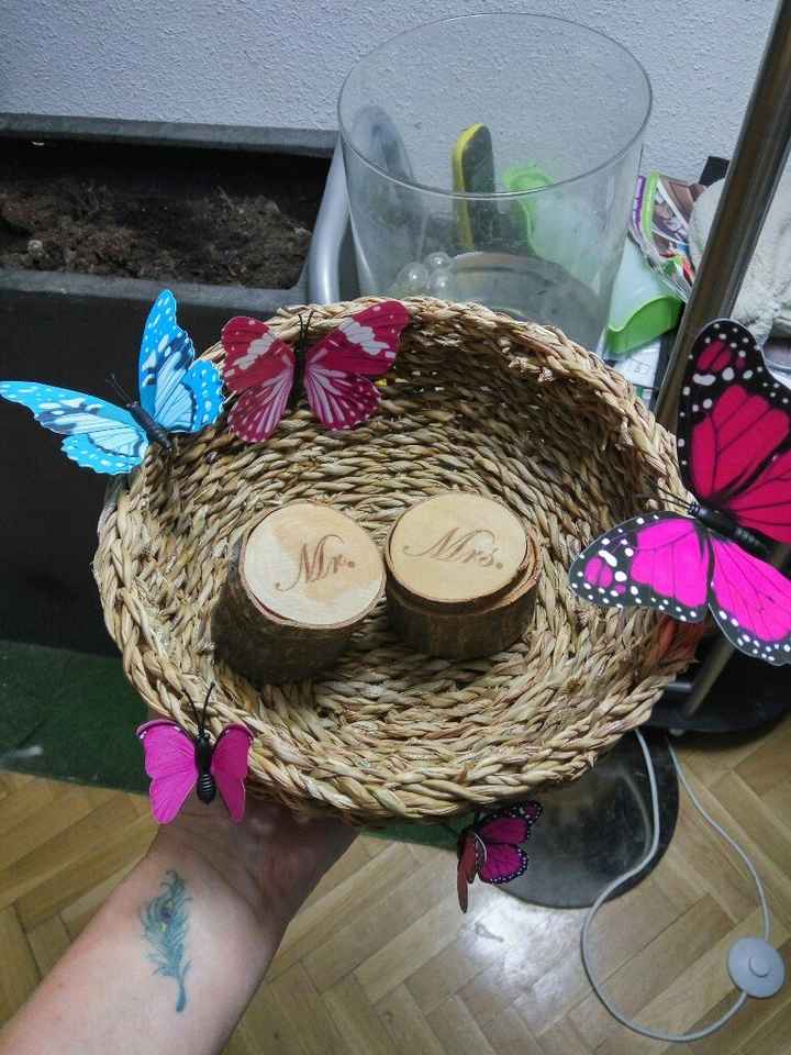 Mi nido de mariposas para los anillos - 4