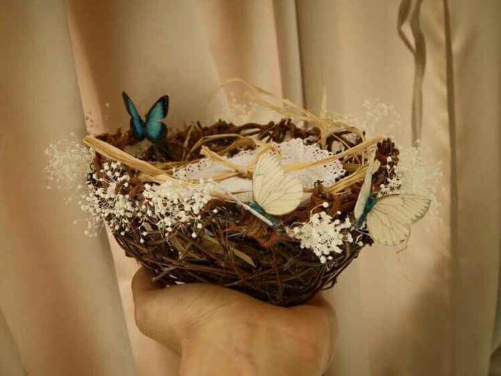 Mi nido de mariposas para los anillos - 5