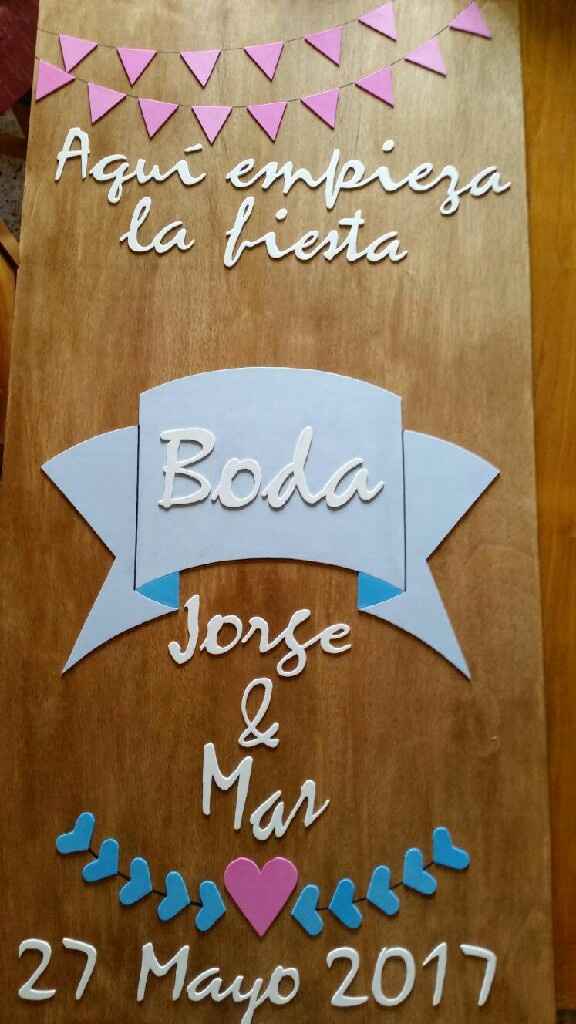 Mi cartel para la entrada - 1