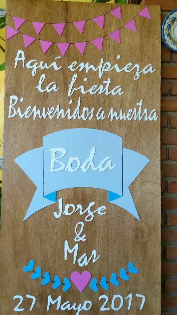 Mi cartel para la entrada - 1