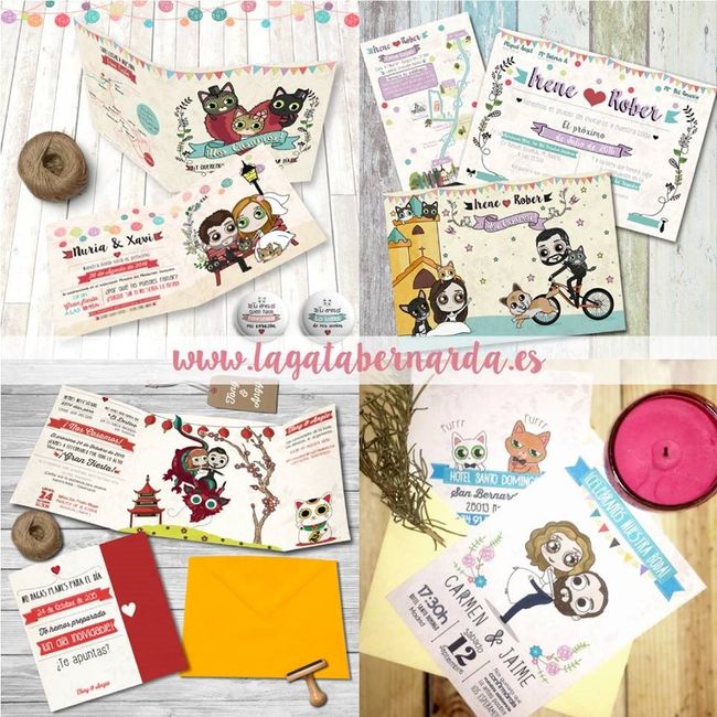 iNVITACIONES DE BODA ORIGINALES Y PERSONALIZADAS