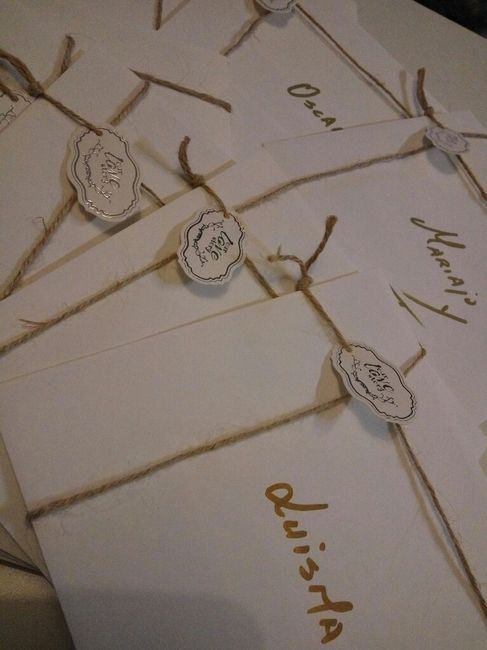 Preparadas las invitaciones para repartir - 1