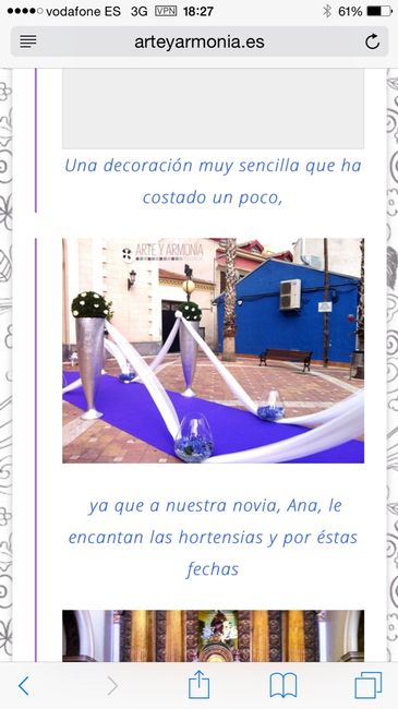 Flores  y decoración iglesia - 1