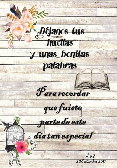 Cartel libro y árbol