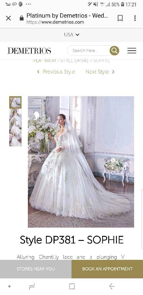 Vestido novia Demetrios Sophie Dp381 - 2