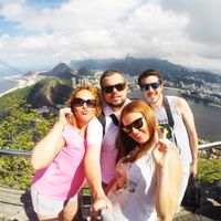 Rio de Janeiro con dos amigos