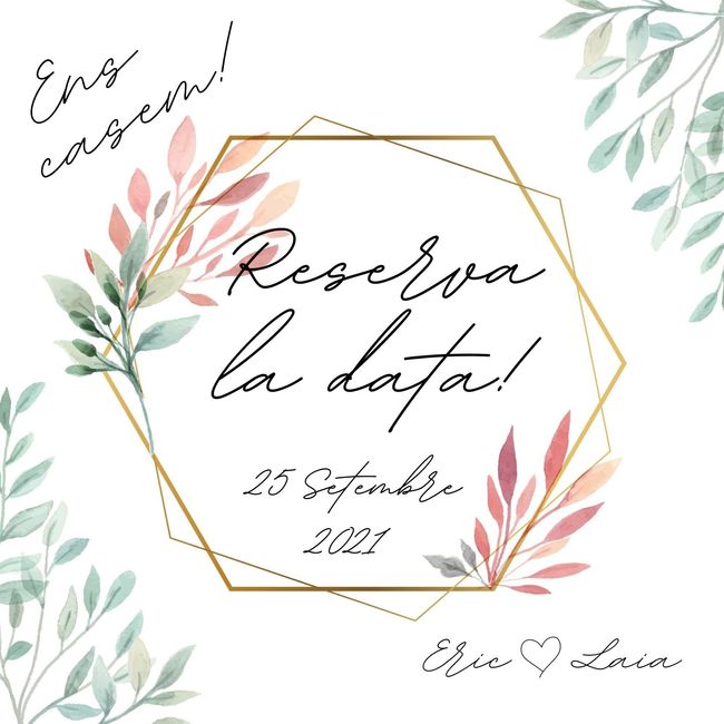 ¿Tenéis u os planteáis tener un save the date? - 1