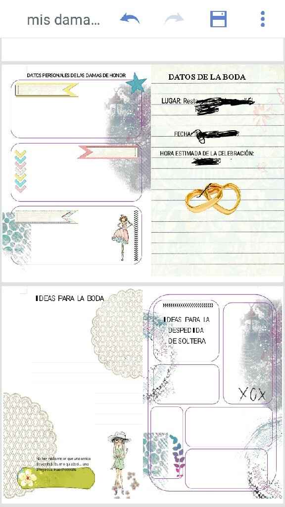 Mis agendas de damas - 3