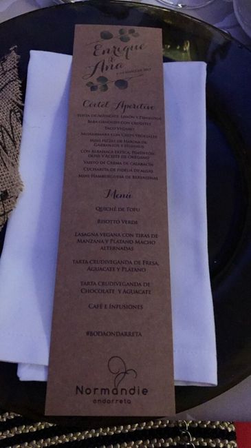 Menu vegetariano - 1