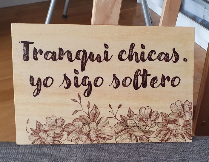 Cartelería para la boda terminada 2