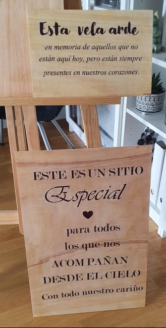 Cartelería para la boda terminada 4