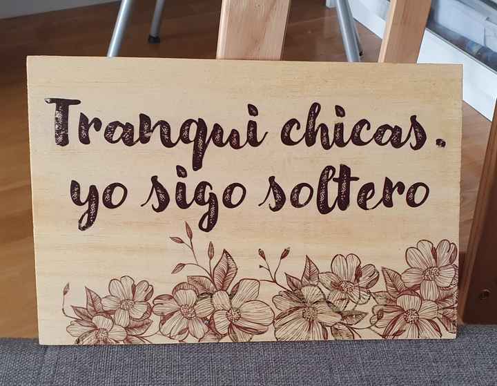 Cartelería para la boda terminada - 2