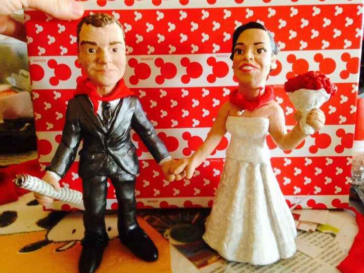 Muñecos de tarta para el dia de la boda - 1