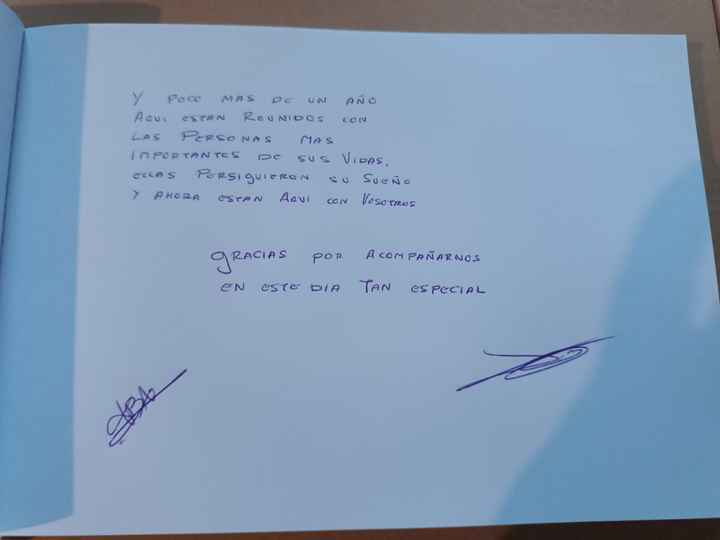 Libro de firmas personalizado - 10