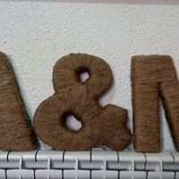 Decoración letras de pórex - 1