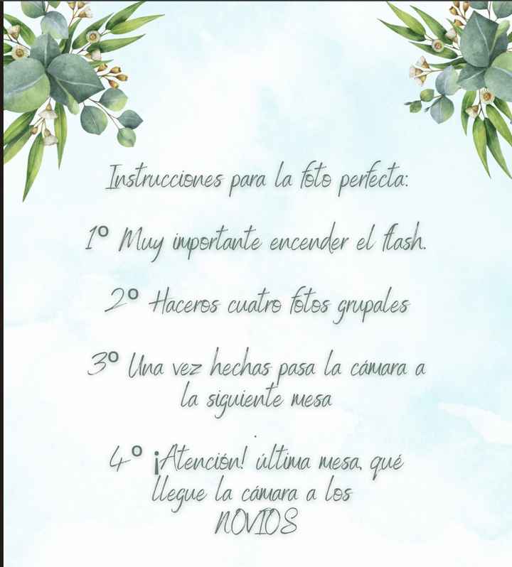 Frases en cámaras desechables. - 1