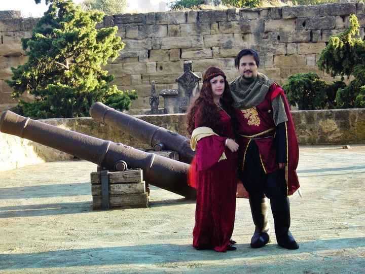 Foto en la fiesta de la Harpia de Balaguer (Lleida)