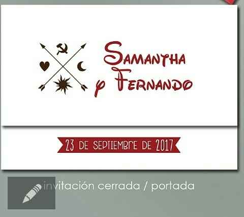 Invitaciones de boda personalizadas - 1