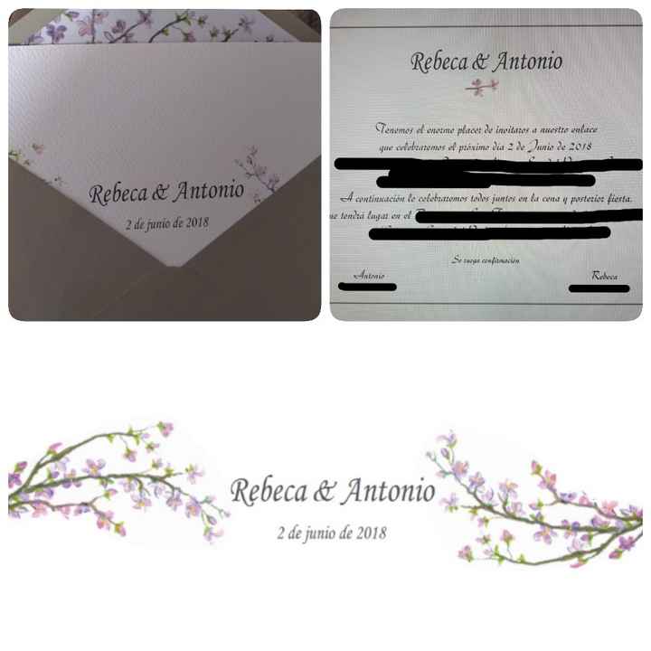 Nuestras invitaciones personalizadas!!! - 1