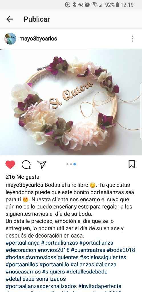 Como son vuestros bastidores de las alianzas? - 1