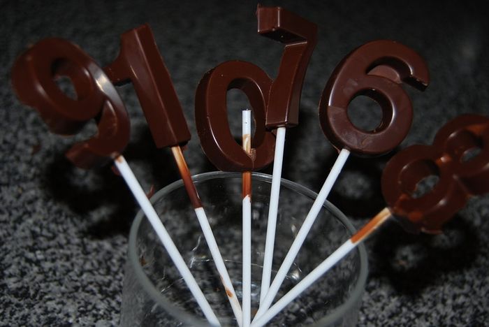 Numeros de chocolate