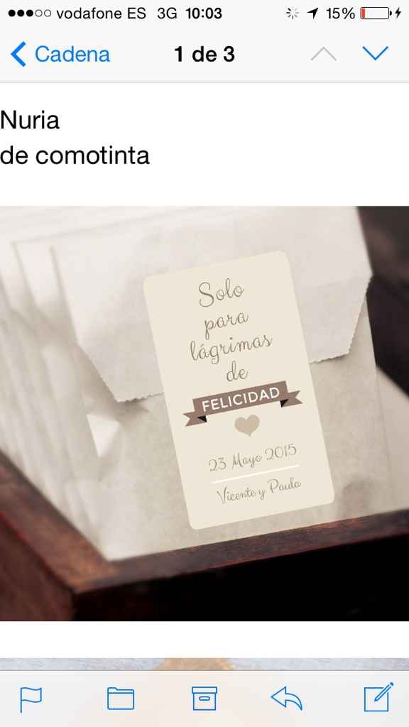 Lágrimas de felicidad - 1