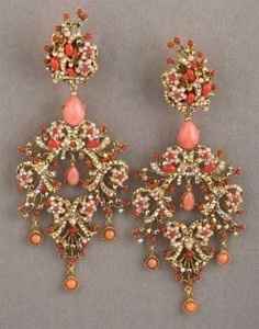 Pendientes Coral