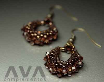 Pendientes Marrones