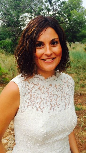 Peinado media melena rizada - 1