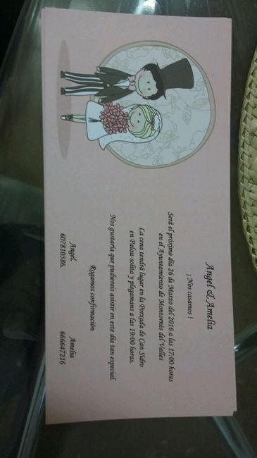 Invitaciones baratas - 1