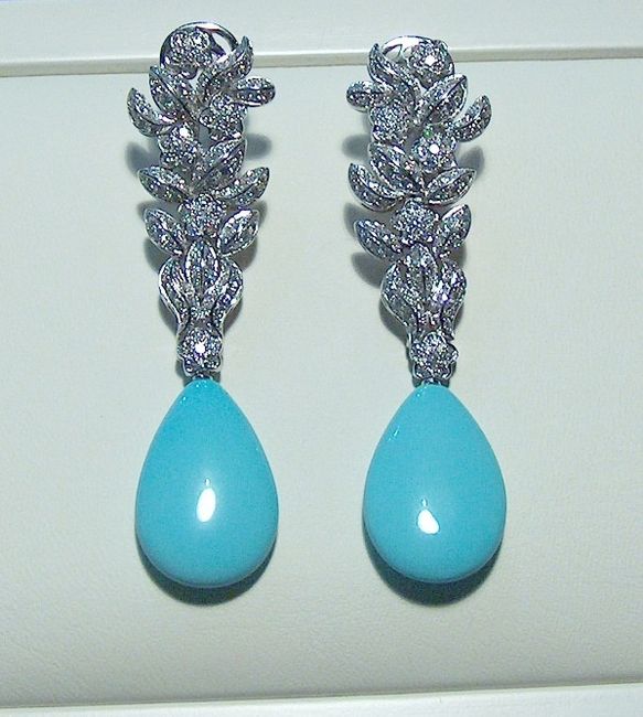 Pendientes Turquesas