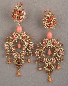 Pendientes Coral
